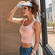 Quick Dry Nylon Workout Yoga Bras Sports Bras Top with Removable Pads