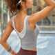 Quick Dry Nylon Workout Yoga Bras Sports Bras Top with Removable Pads