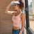 Quick Dry Nylon Workout Yoga Bras Sports Bras Top with Removable Pads