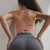 Solid Padded Workout Sports Bra Anti-sweat Nylon Gym Crop Tops