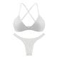 De Monarchia Sexy Lingerie Set Cotton Thin Screw Thread Push Up Bra Set beauty back Women Bra Panties Set Comfort Underwear