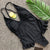 High Cut Swimwear Girls Swimsuit Push Up One-piece Suits