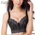 Women Five Hook and Eye Push Up Bras Lace Thin Cup
