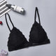 Deep V Lace Bra Wireless Thin Underwear