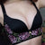 Rose Bra Embroidery Women Seamless Wireless Push Up Bra