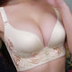 Rose Bra Embroidery Women Seamless Wireless Push Up Bra