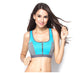 Double Layer Zipper Sports Bra Ladies Fitness Yoga Bra