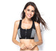 Double Layer Zipper Sports Bra Ladies Fitness Yoga Bra