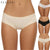 3 Pcs Casual Hipster Panty Set Solid Brief Underwear