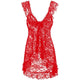 Sexy Lingerie Babydoll Front Open Nighty Chemise Sleepwear