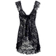 Sexy Lingerie Babydoll Front Open Nighty Chemise Sleepwear
