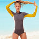 One Piece Swimsuit Long Sleeve Swimwear Bathing Suit