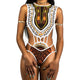 African Printed Swimwear One Piece Swimsuit