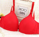 Front Closure Lace Racer Back Smooth Surface Push Up Bra