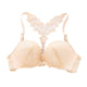 Women Bra Front Closure Lace bra Racer Back Seamless