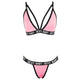 Fashion Women Letter Patchwork Sexy Lingerie Underwear G-String Set Four Seasons Seamless Lenceria Mujer Sexual Life for Couples