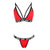 Fashion Women Letter Patchwork Sexy Lingerie Underwear G-String Set Four Seasons Seamless Lenceria Mujer Sexual Life for Couples