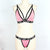 Fashion Women Letter Solid Patchwork Sexy Lingerie Underwear G-String Set Lingerie Sexy Bra Set Bras Women Brief Sets 661BRS10