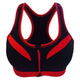 Tank Top Athletic Vest Underwear Shockproof Zipper Sports Bra