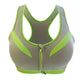 Tank Top Athletic Vest Underwear Shockproof Zipper Sports Bra