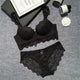 Free shipping Fashion sexy lingerie underwear women female sexy lace adjustable bra set thin plus size push up bra set