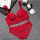 Free shipping Fashion sexy lingerie underwear women female sexy lace adjustable bra set thin plus size push up bra set