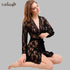 Transparent Women Robes Lace Sexy Sleepwear