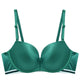 Front Closure Wire Free Seamless Bra Push Up Stripe