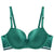 Front Closure Wire Free Seamless Bra Push Up Stripe