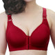 Front Closure Wireless Bra Push Up Minimizer bras for women Non-padded Unlined Full Coverage lingerie Plus size Free shipping 44