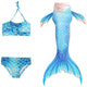 Girl's Mermaid Tail Kids Swimsuit Mermaid Bikini Cosplay Costume