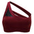 One Shoulder Strap Women's Sports Bra Hollow out Back Lines