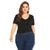 Plus Size Bodysuits Women Short Sleeve