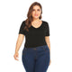 Plus Size Bodysuits Women Short Sleeve