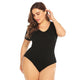 Plus Size Bodysuits Women Short Sleeve