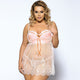 Valentine's Day Pink Sexy Lingerie Big Size