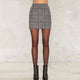 Pencil Sexy High Waist Plaid Mini Short Skirt Casual