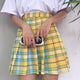 High Waist Casual Rainbow A-Line Skirt Cute