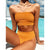 High Leg Bandeau bikini set Swimwear female two pieces swimsuit High Waist Bikini Women Bathing Suit biquini