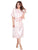 Women Silk Rayon Robe Sexy Long Nightgown Plus Size