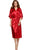 Women Silk Rayon Robe Sexy Long Nightgown Plus Size