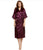 Women Silk Rayon Robe Sexy Long Nightgown Plus Size