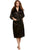 Women Silk Rayon Robe Sexy Long Nightgown Plus Size
