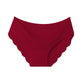 High Quality Women's Seamless Panties Solid Ultra-thin Panties Underwear Women's Sexy low-Rise Ruffles Briefs Lingerie 2019 New