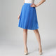 Chiffon Vintage Knee Length Elastic Waist Skirt