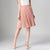 Chiffon Vintage Knee Length Elastic Waist Skirt