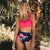 High Waist Swimsuit 2019 Black White Striped Bikinis Women Bandage Top Push Up Swimwear Female Bathing Suits Beach Wear Biquini