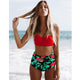 High Waist Swimsuit 2019 Black White Striped Bikinis Women Bandage Top Push Up Swimwear Female Bathing Suits Beach Wear Biquini