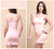 Long Silk Slips Summer Solid Sexy Spaghetti Strap Mini