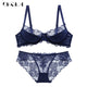 Hollow Sexy Bra Ultrathin Underwear Set